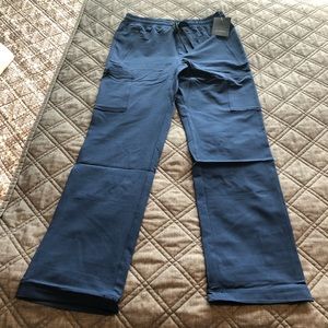 Men’s Straight Leg Cargo Scrubs Bottoms